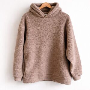 Aritzia Group Babaton Brown Sherpa Hoodie